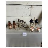 VINTAGE FORT PITT BEER BOTTLE SHAKERS, JAPAN