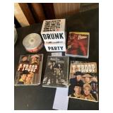 PARTY GAMES AND FTROOP BOOKS ETC.