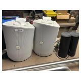 POLK AUDIO PATIO 200 WHITE SPEAKERS, DELL