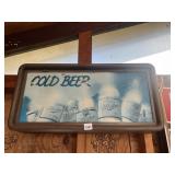 MILLER HIGH LIFE LIGHTED ADVERTISING SIGN, COLD