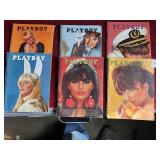 PLAYBOY VINTAGE MAGAZINE ISSUES, 1964-1966 DATES.