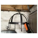 BLACK METAL POT RACK, HANGING DESIGN, MULTIPLE