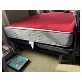 SERTA PERFECT SLEEPER MATTRESS W/ BED FRAME.