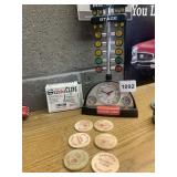 DRAG RACING CHRISTMAS TREE LAMP, NOVELTY GAUGE