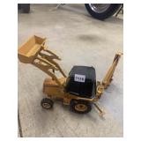 CASE VTG TOY BACKHOE LOADER, 1986 COPYRIGHT,
