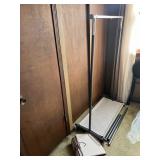 MODULAR CLOSET ORGANIZER W/ CHROME & BLACK FRAME,