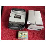 AIWA CDC-Z106YU STEREO CAR CD RECEIVER W/ CASE,