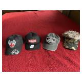 ASSORTED BASEBALL CAPS W/ WHOOPPEE LAS VEGAS,