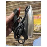 ELECTRIC TRAVEL IRON, CORDED, COMPACT SIZE,