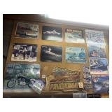 VTG DRAG RACING POSTERS W/ DRIVER SIGNATURES,