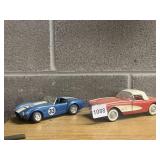 DIE-CAST MODEL CARS, RED CLASSIC REPLICA, BLUE