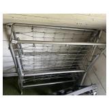 METAL ROLLAWAY BED FRAME W/ SPRING SUPPORT.