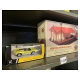 BACHMANN HO SCALE LIGHTED FREIGHT STATION, K-LINE