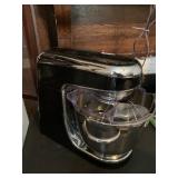 ELECTRIC COUNTERTOP ICE CREAM MAKER, BLACK