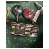 GROTE RED VEHICLE LIGHT, BLACK UTILITY LIGHT,