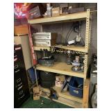 METAL UTILITY SHELVING CONTENTS NOT INCLUDED