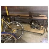 SMALL ENGINE W/ PULLEY, OUTBOARD MOTOR LOWER