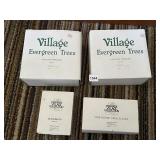 DEPARTMENT 56 VILLAGE EVERGREEN TREES,