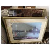 ASSORTED FRAMED PRINTS, LANDSCAPE & CITYSCAPE