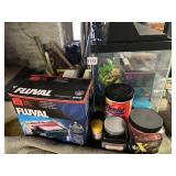 FLUVAL ZOO MED AQUARIUM TERRARIUM SETUP W/