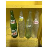PEPSI, COCA-COLA, TAB, MTN DEW VTG SODA BOTTLES,