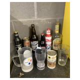 BUDWEISER, IBC, BROKEN SKULL BEER BOTTLES,