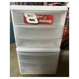 STERILITE PLASTIC STORAGE UNIT W/ BUDWEISER