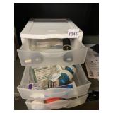STERILITE PLASTIC DRAWER UNIT W/ FIRST AID