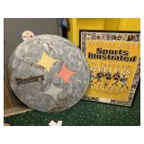 PITTSBURGH STEELERS METAL WALL DECOR, SPORTS