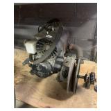 PUCH MOPED ENGINE, BELT DRIVE, CHAIN SPROCKET.