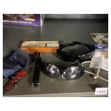 SUNGLASSES, NOVELTY MINIATURE RIFLE, POUCH,