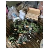ARTIFICIAL EVERGREEN TREES, BOTTLE BRUSH TREES,