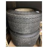 UTILITY TIRES W/ RIMS, 18X8.50-8NHS, NOT FOR
