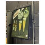 YUENGLING LIGHT-UP ADVERTISING SIGN, BEER GLASSES