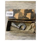 LUFKIN MICROMETER, NO. 1610, MADE IN USA, W/