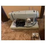 VINTAGE SEWING MACHINE W/ ACCESSORIES - KENMORE,