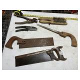 VINTAGE HAND TOOLS - SAWS, PRUNERS, SHEARS,