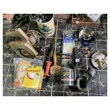 ASSORTED SHOP SUPPLIES - CIRCULAR SAW, GLUE