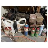 ASSORTED LAWN & GARDEN SUPPLIES - WEED KILLER,