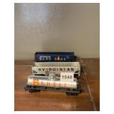 LIONEL TRAIN CARS - BLUE COAL HOPPER, VIRGINIAN