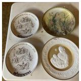 DECORATIVE PLATES COLLECTION - FOUR PIECES