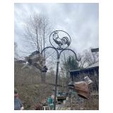 METAL ROOSTER SIGN, ANIMAL HEAD DECOR.