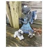 BISOU METAL ANGEL, GARDEN FIGURINES.