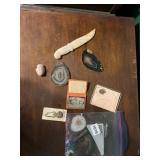 MINERAL & FOSSIL COLLECTION - STONE KNIFE, AGATE