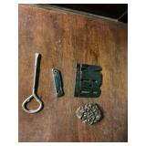 NRA PIN, PAINT KEY, POCKET KNIFE, MINERAL