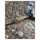 BLACK WIRE METAL SPINNING CHAIR BASE