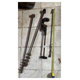 LONG DRILL BITS, PIPE TOOL, FIRE PLACE TOOL