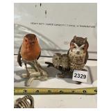 GOEBEL BIRD FIGURINES - GERMAN PORCELAIN, ROBIN,