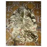 PEONY BRAND SHANGHAI CHINA SILK BROCADE JACKET,