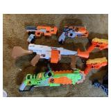6 NERF GUNS